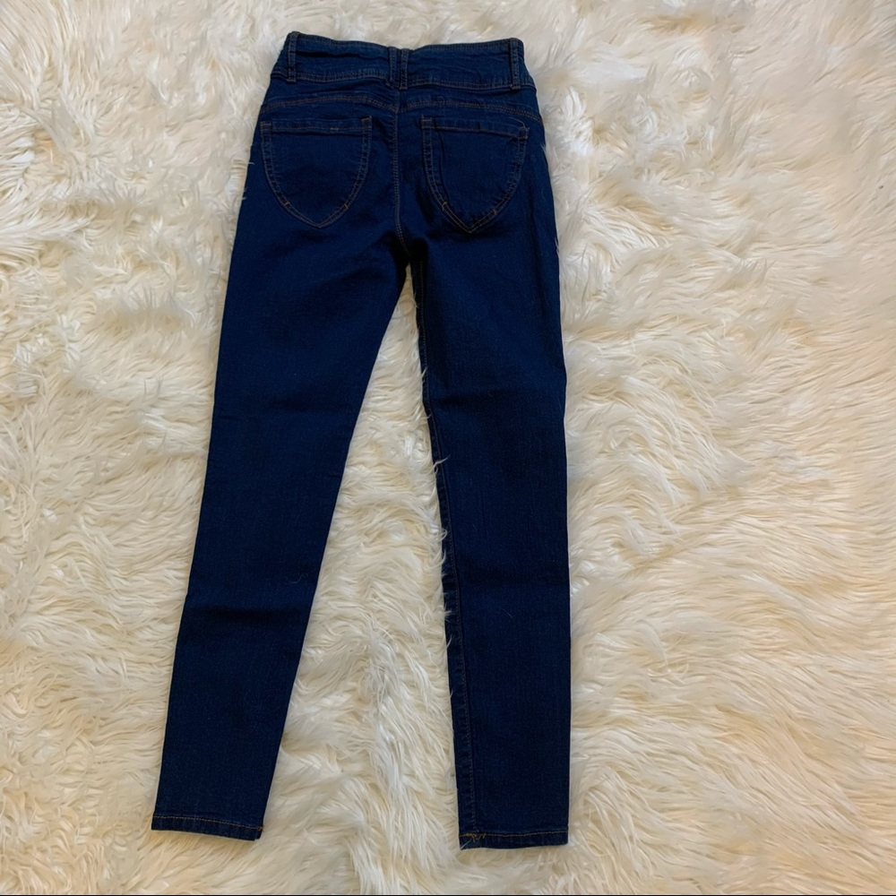 Ci Sono Basics Denim Stacked Waist Skinny Jeans - Picture 5 of 5